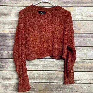 Lulus Women's Orange Cardigan